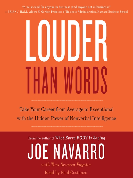 Title details for Louder Than Words by Joe Navarro - Wait list